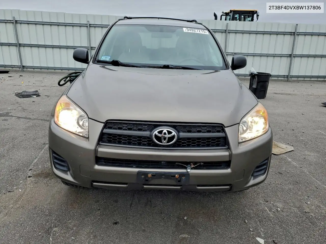 2T3BF4DVXBW137806 2011 Toyota Rav4