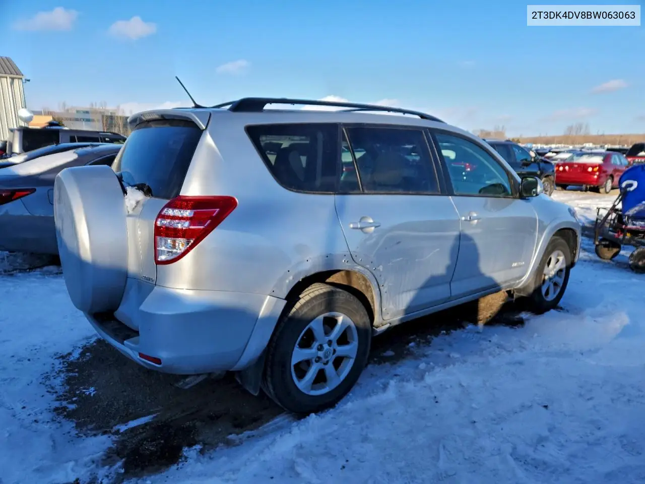 2T3DK4DV8BW063063 2011 Toyota Rav4 Limited