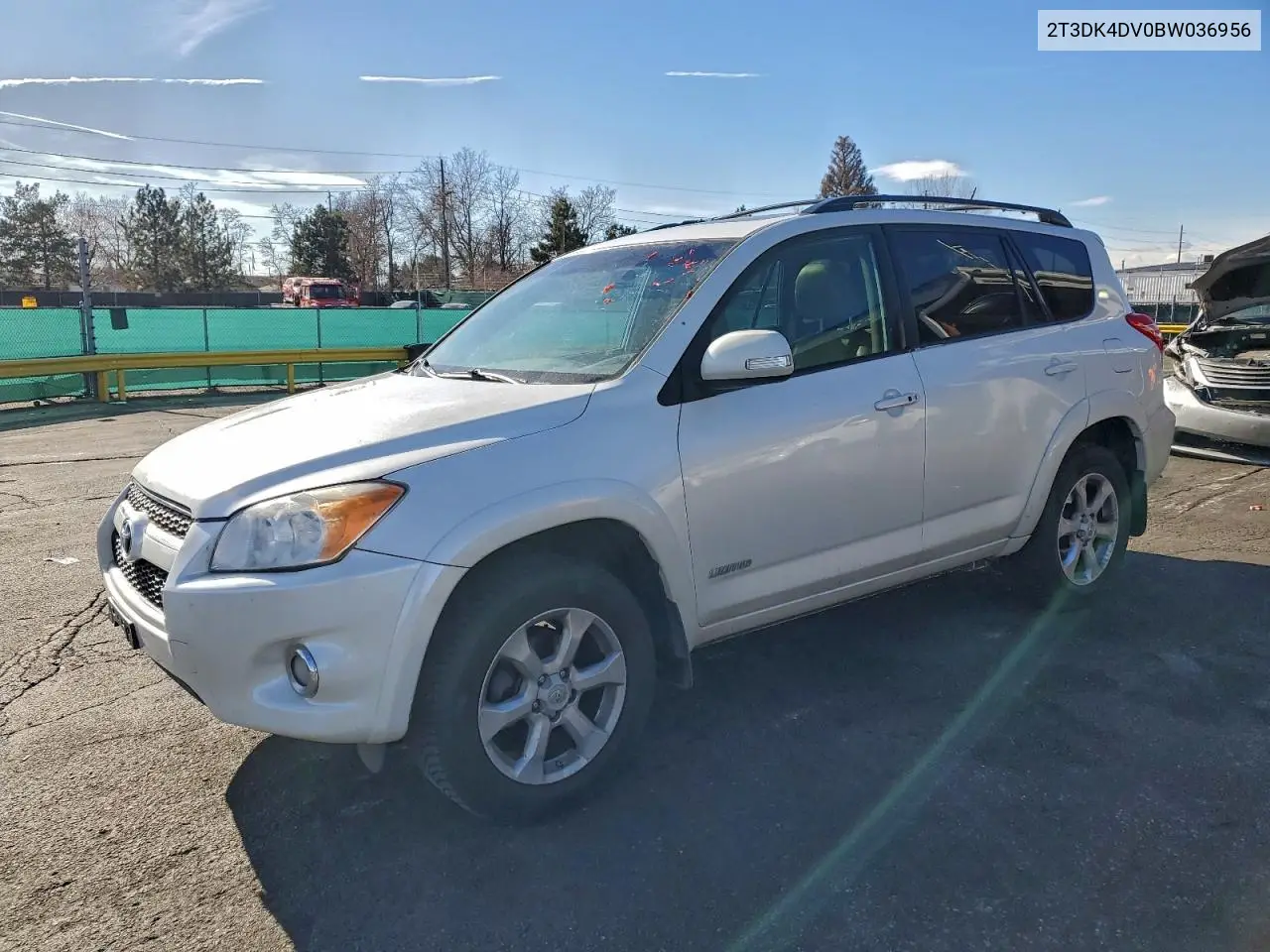2T3DK4DV0BW036956 2011 Toyota Rav4 Limited