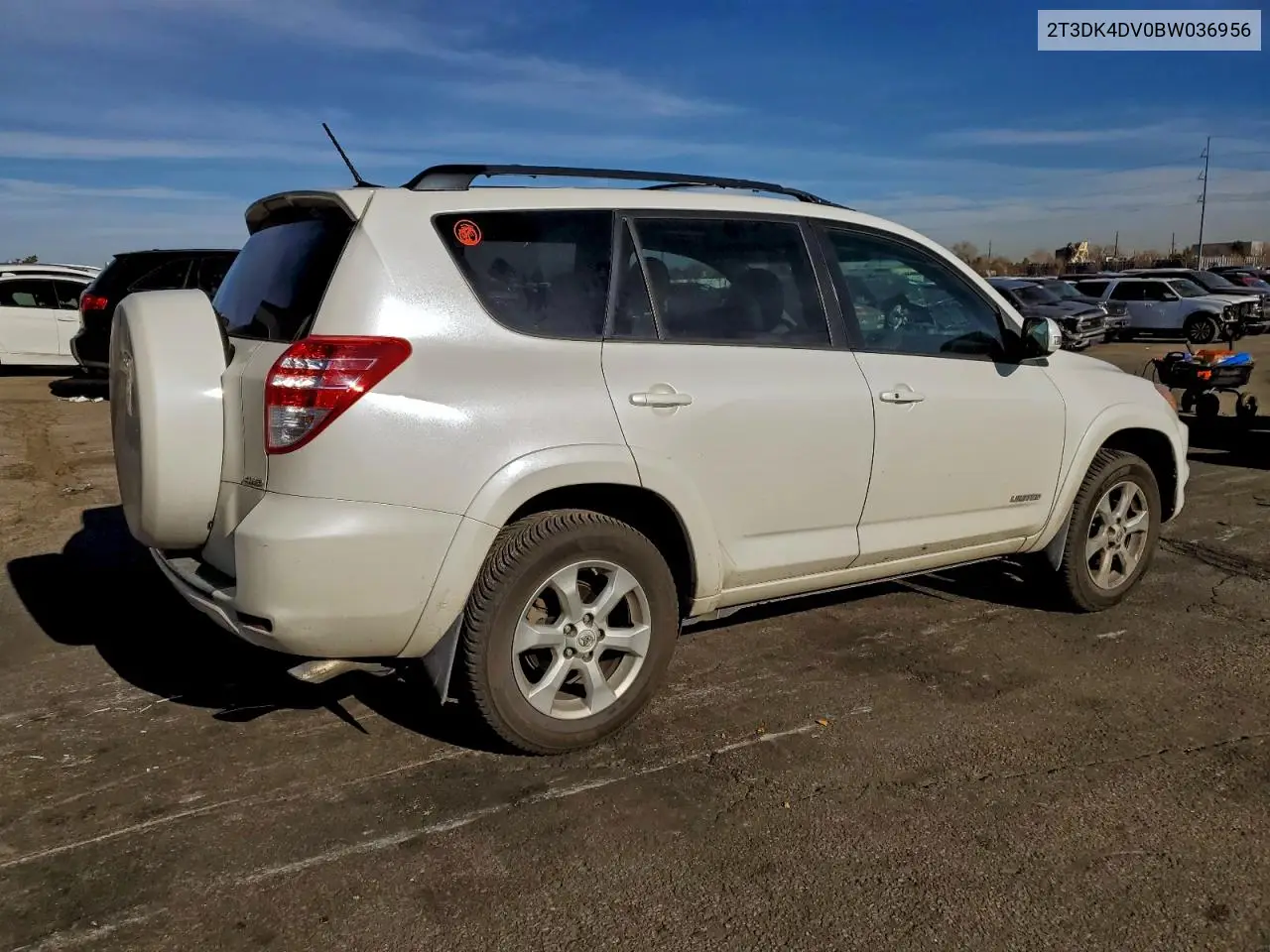 2T3DK4DV0BW036956 2011 Toyota Rav4 Limited