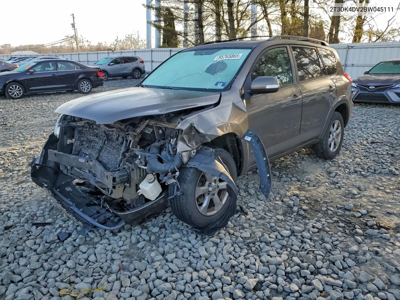 2T3DK4DV2BW045111 2011 Toyota Rav4 Limited