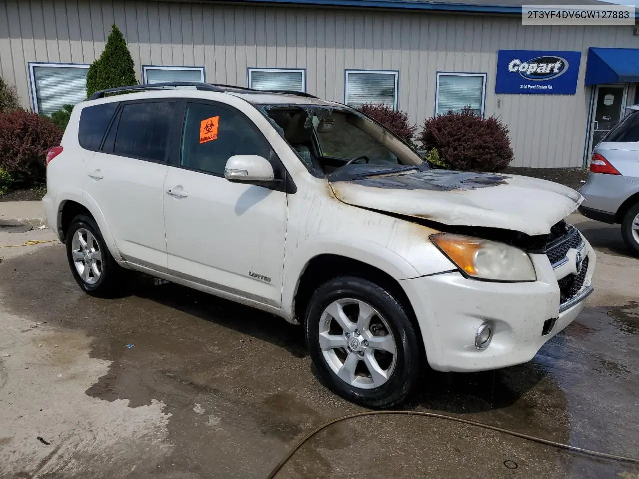 2T3YF4DV6CW127883 2012 Toyota Rav4 Limited