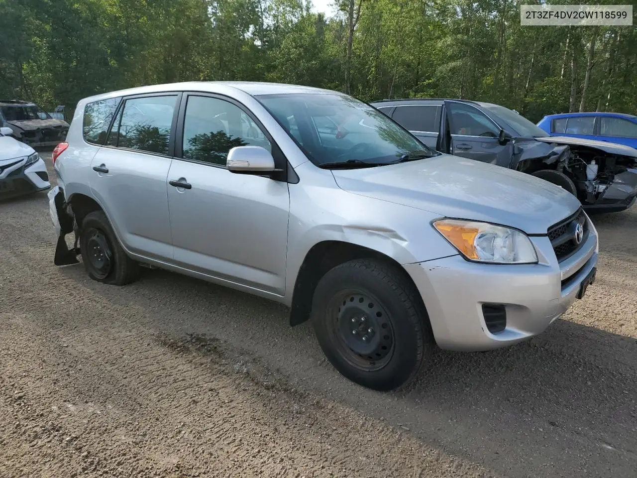 2T3ZF4DV2CW118599 2012 Toyota Rav4