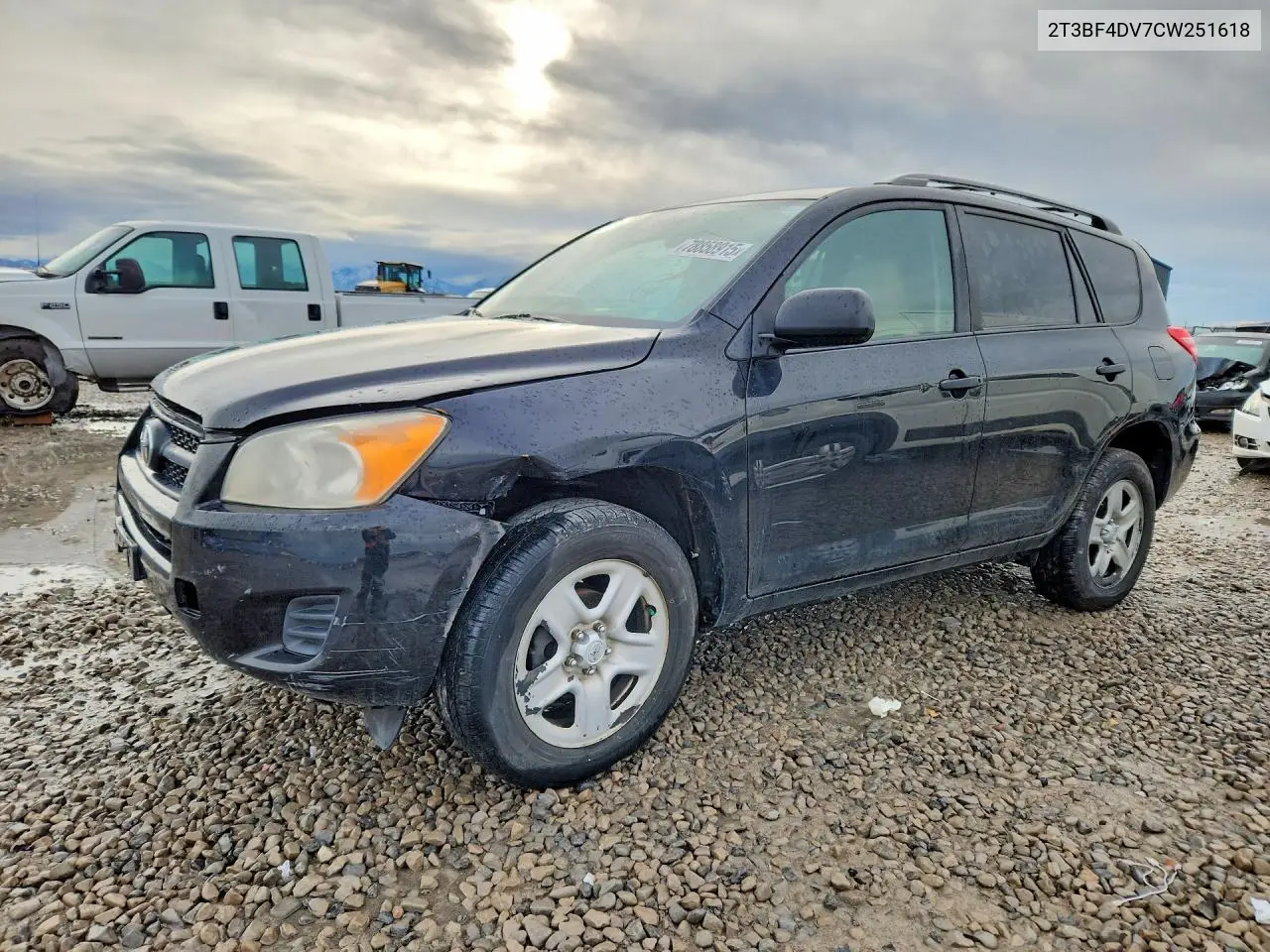 2T3BF4DV7CW251618 2012 Toyota Rav4 Base