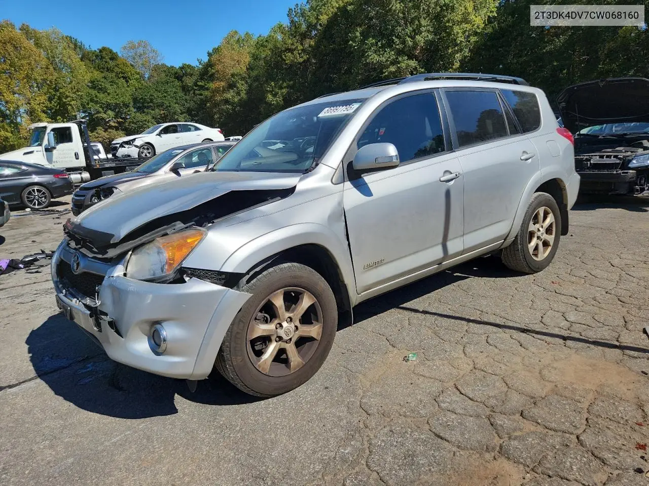 2T3DK4DV7CW068160 2012 Toyota Rav4 Limited