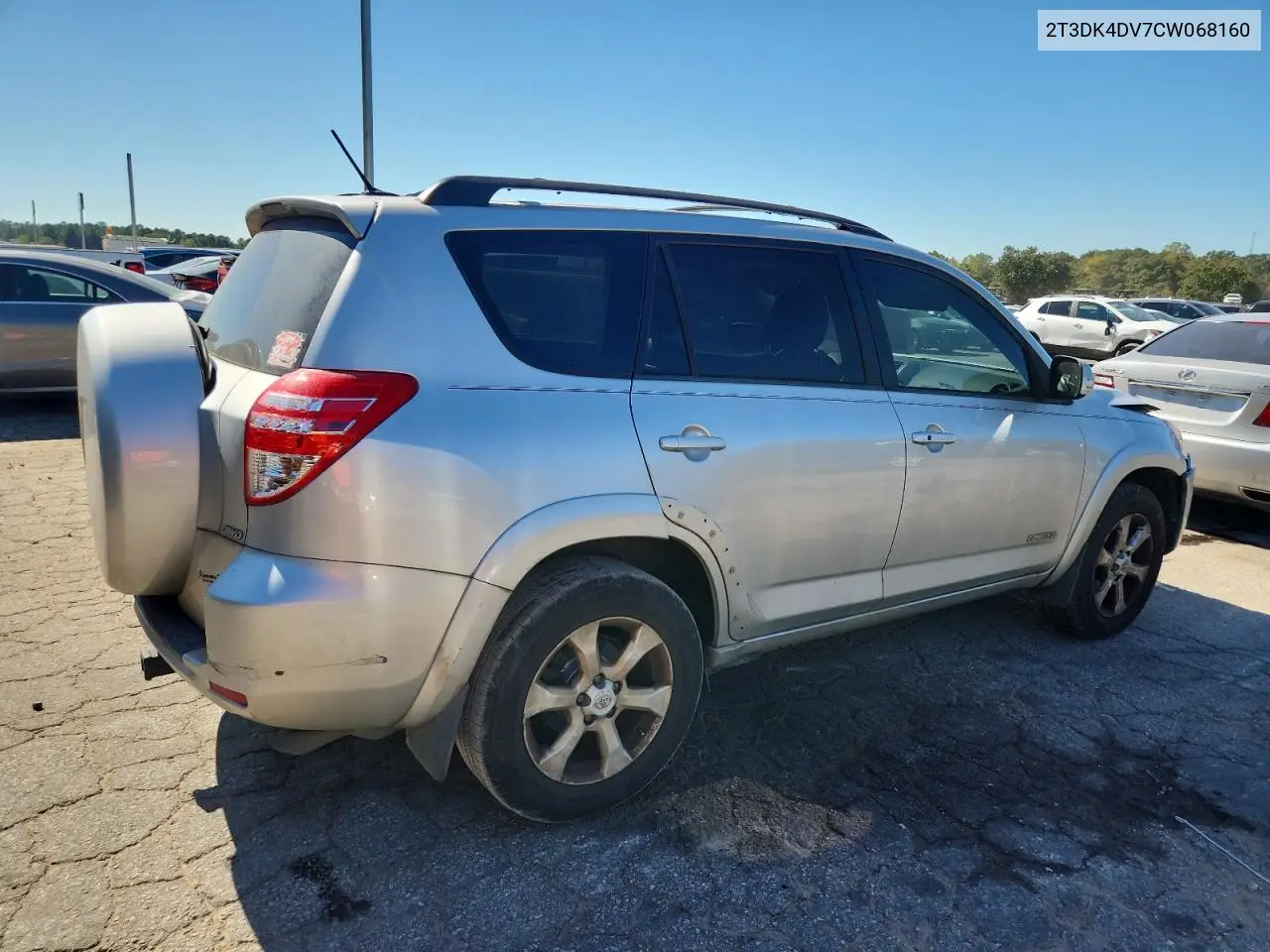 2T3DK4DV7CW068160 2012 Toyota Rav4 Limited
