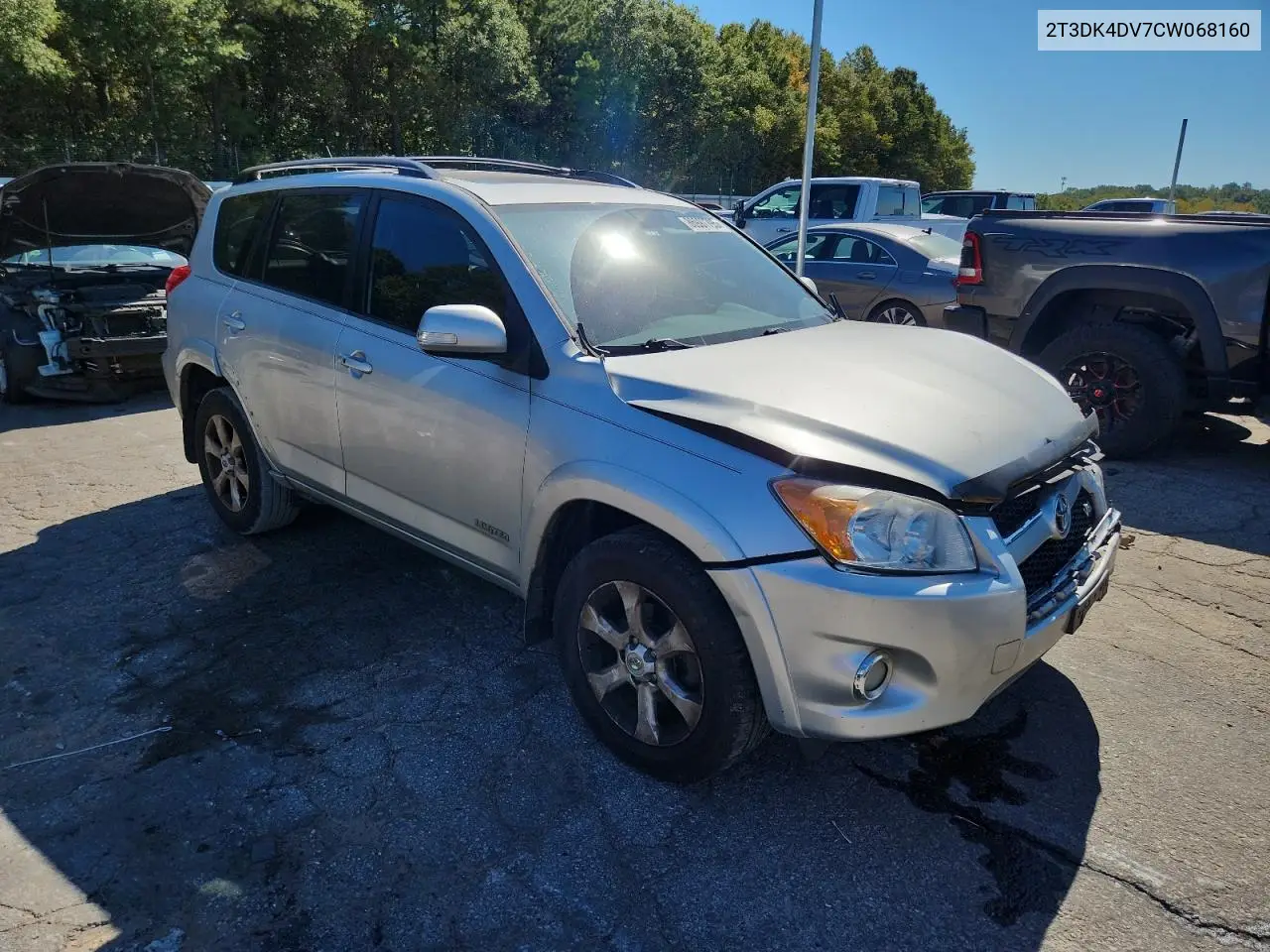 2T3DK4DV7CW068160 2012 Toyota Rav4 Limited