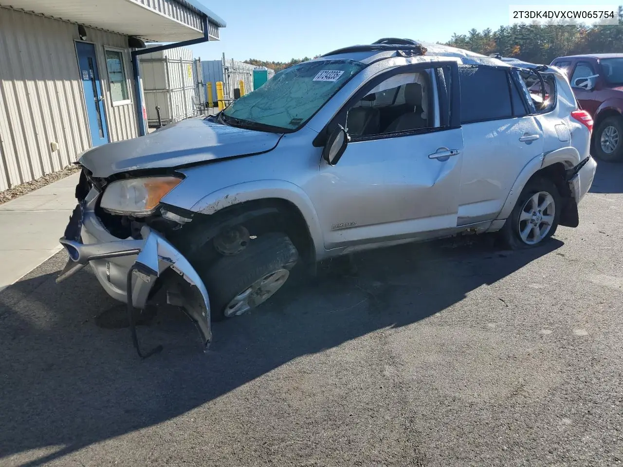 2T3DK4DVXCW065754 2012 Toyota Rav4 Limited