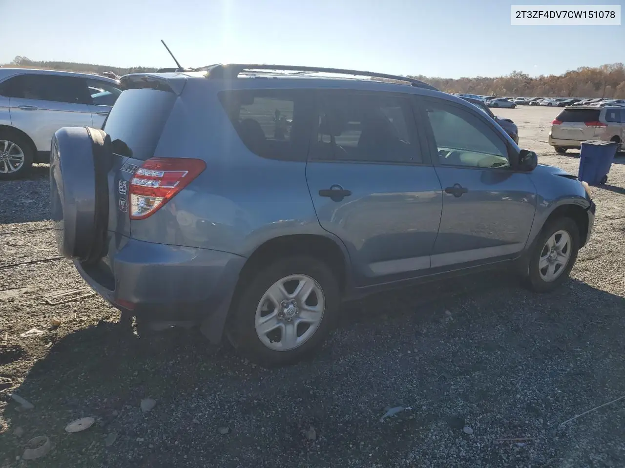 2T3ZF4DV7CW151078 2012 Toyota Rav4