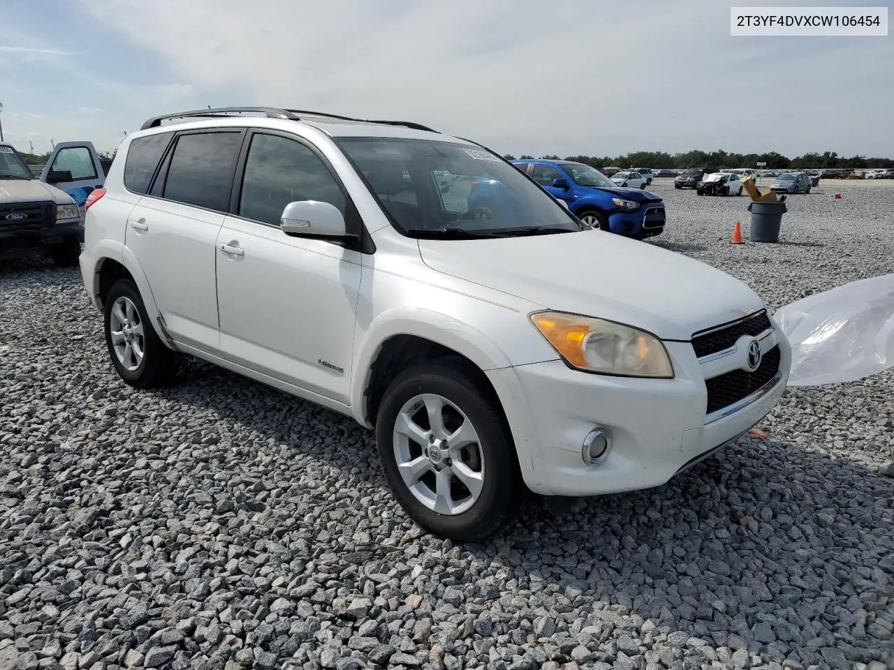 2T3YF4DVXCW106454 2012 Toyota Rav4 Limited