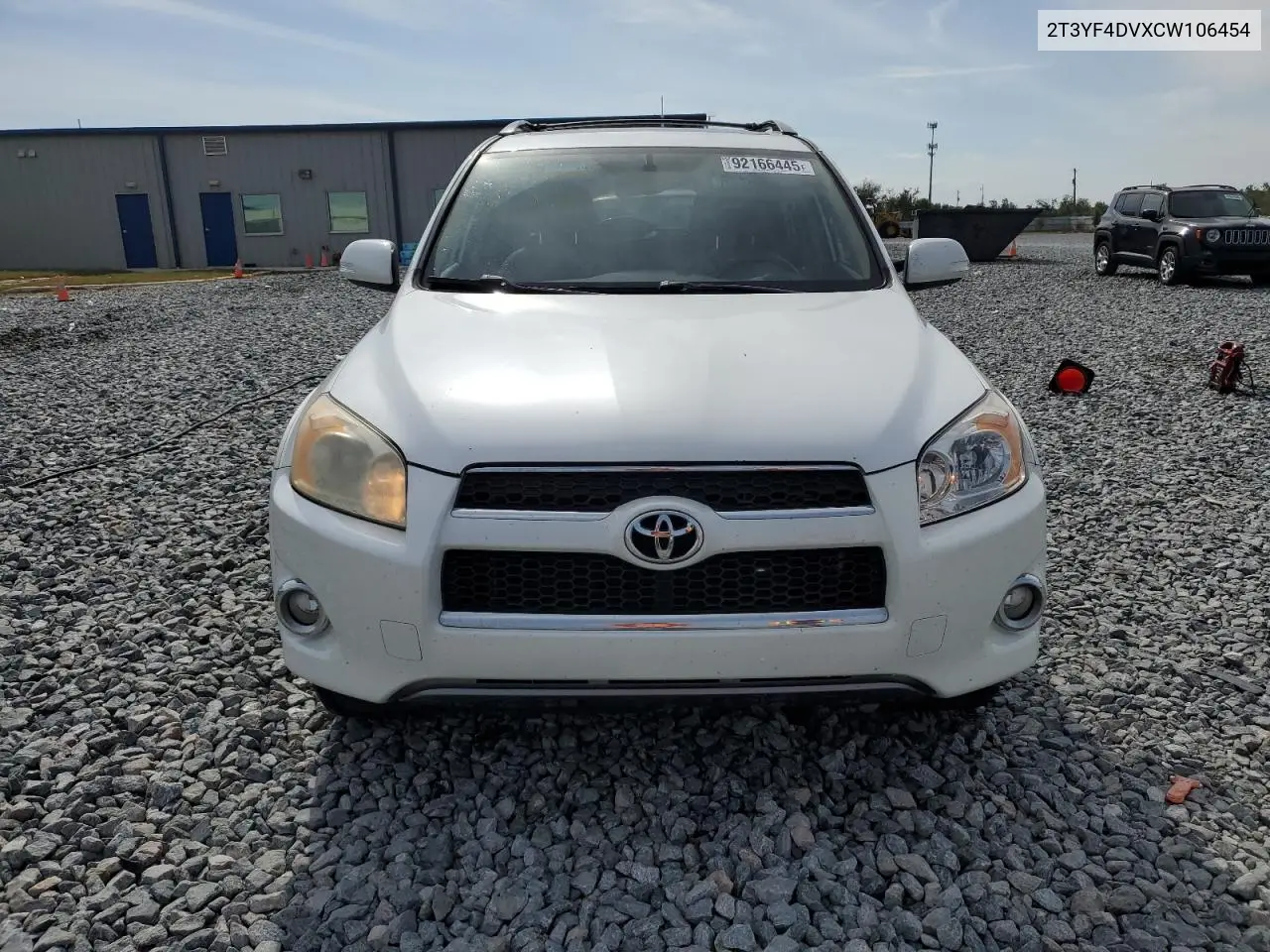 2T3YF4DVXCW106454 2012 Toyota Rav4 Limited