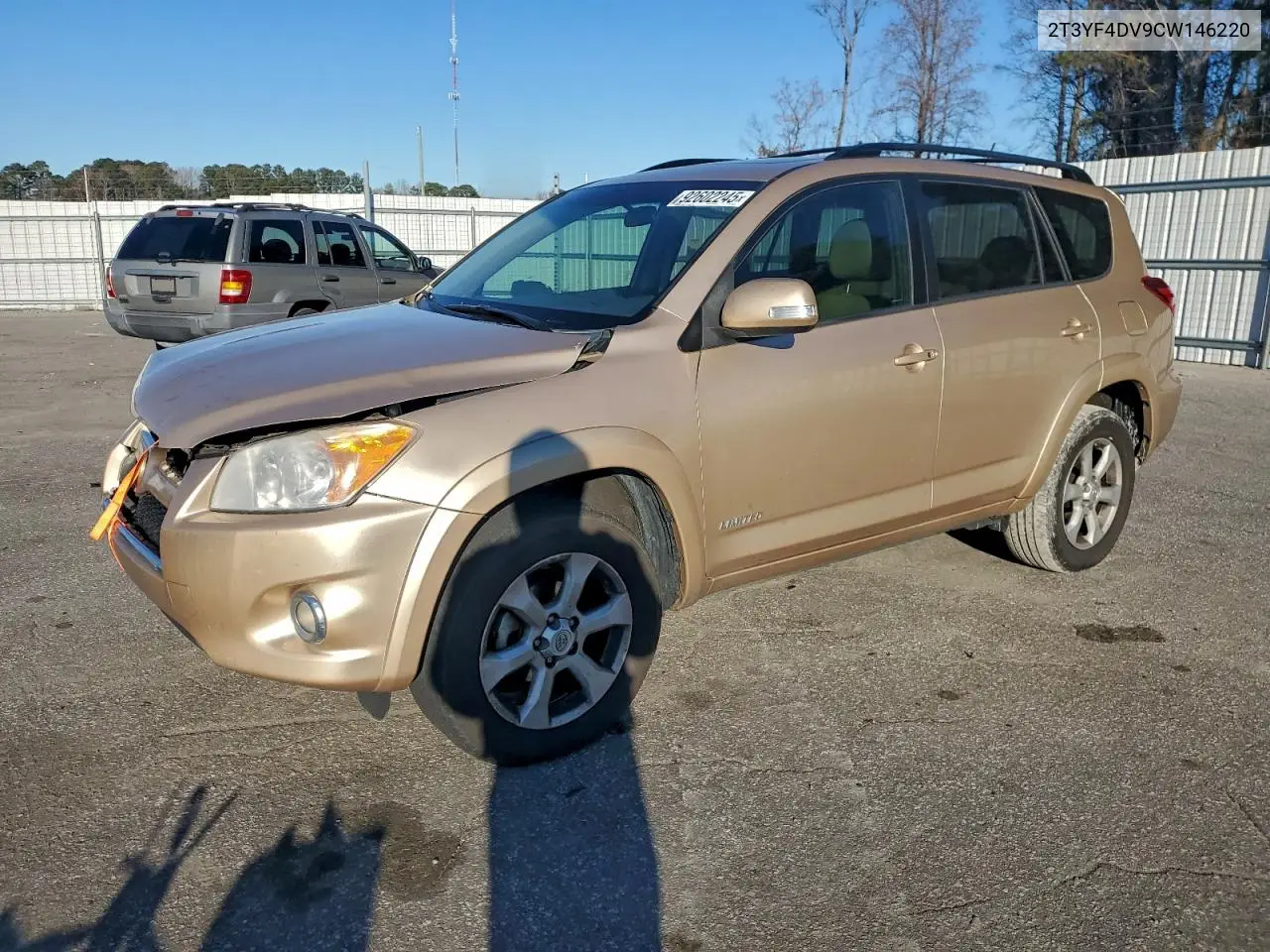 2T3YF4DV9CW146220 2012 Toyota Rav4 Limited
