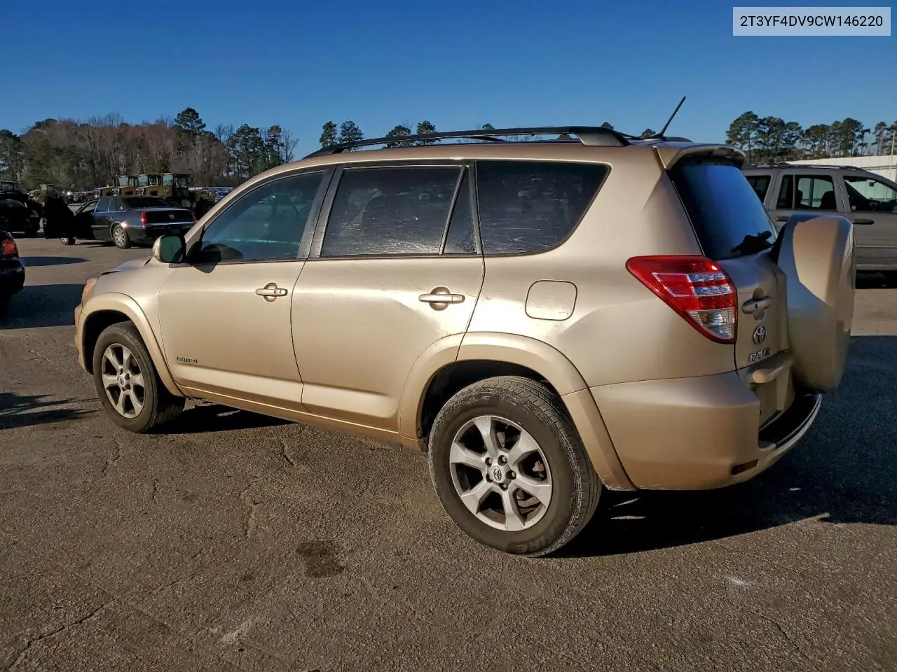2T3YF4DV9CW146220 2012 Toyota Rav4 Limited