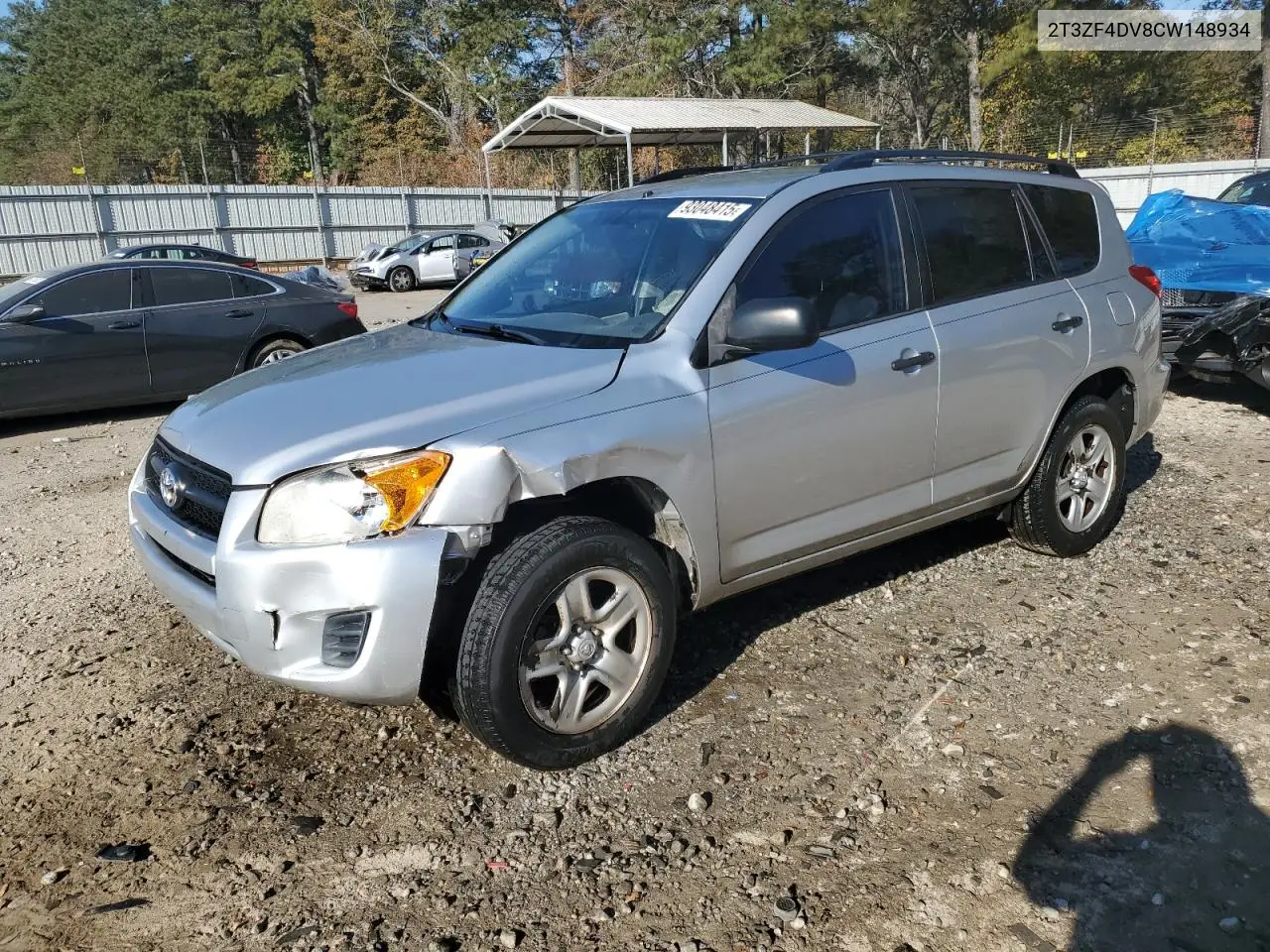 2T3ZF4DV8CW148934 2012 Toyota Rav4