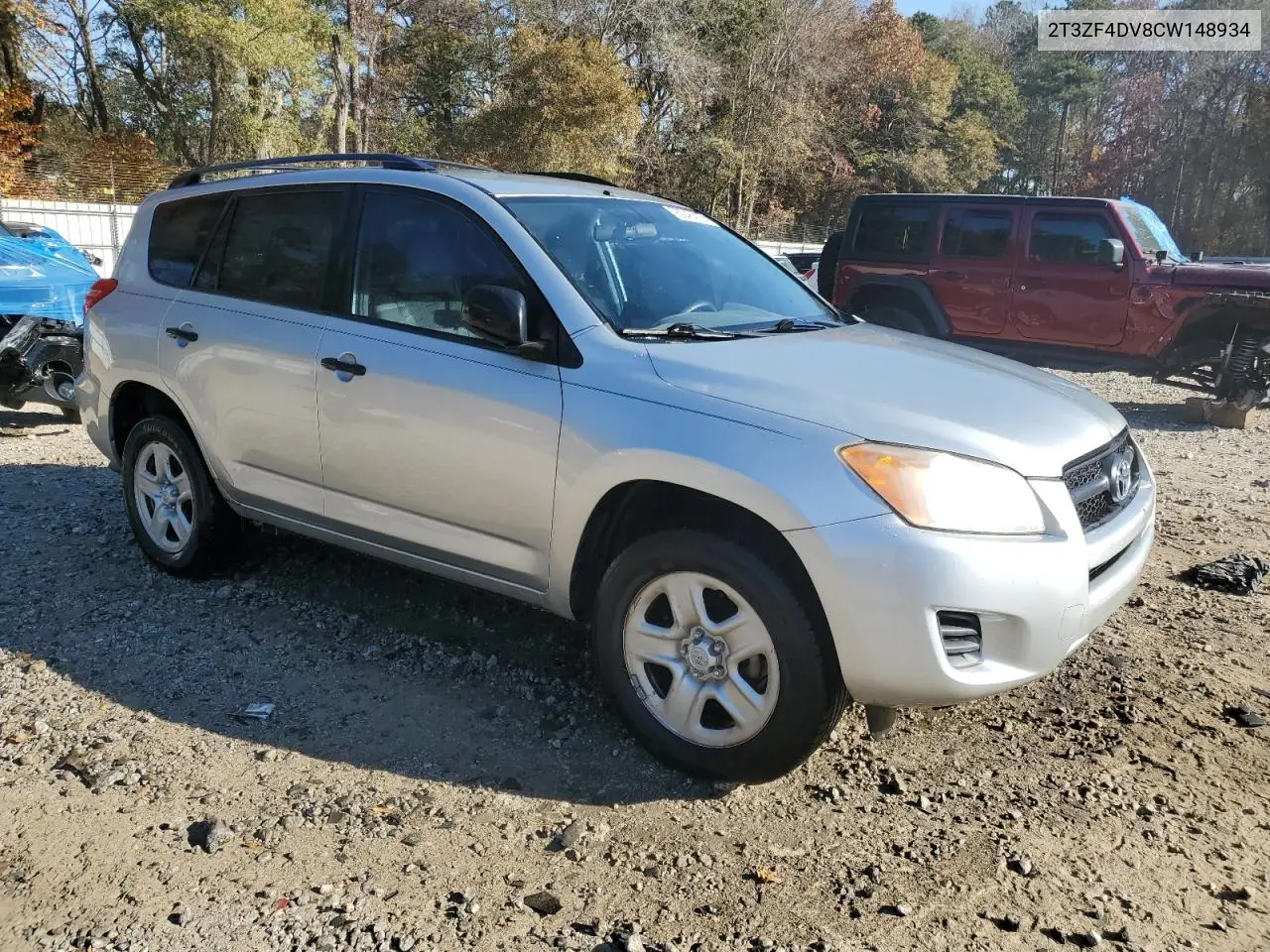 2T3ZF4DV8CW148934 2012 Toyota Rav4