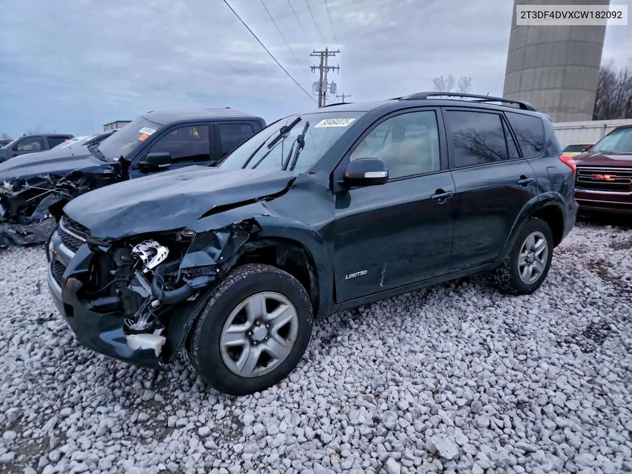 2T3DF4DVXCW182092 2012 Toyota Rav4 Limited