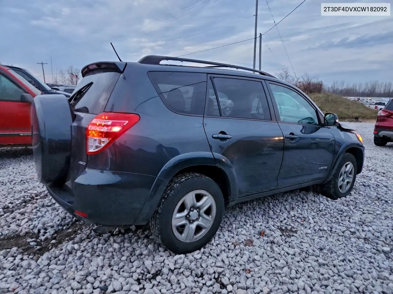 2T3DF4DVXCW182092 2012 Toyota Rav4 Limited