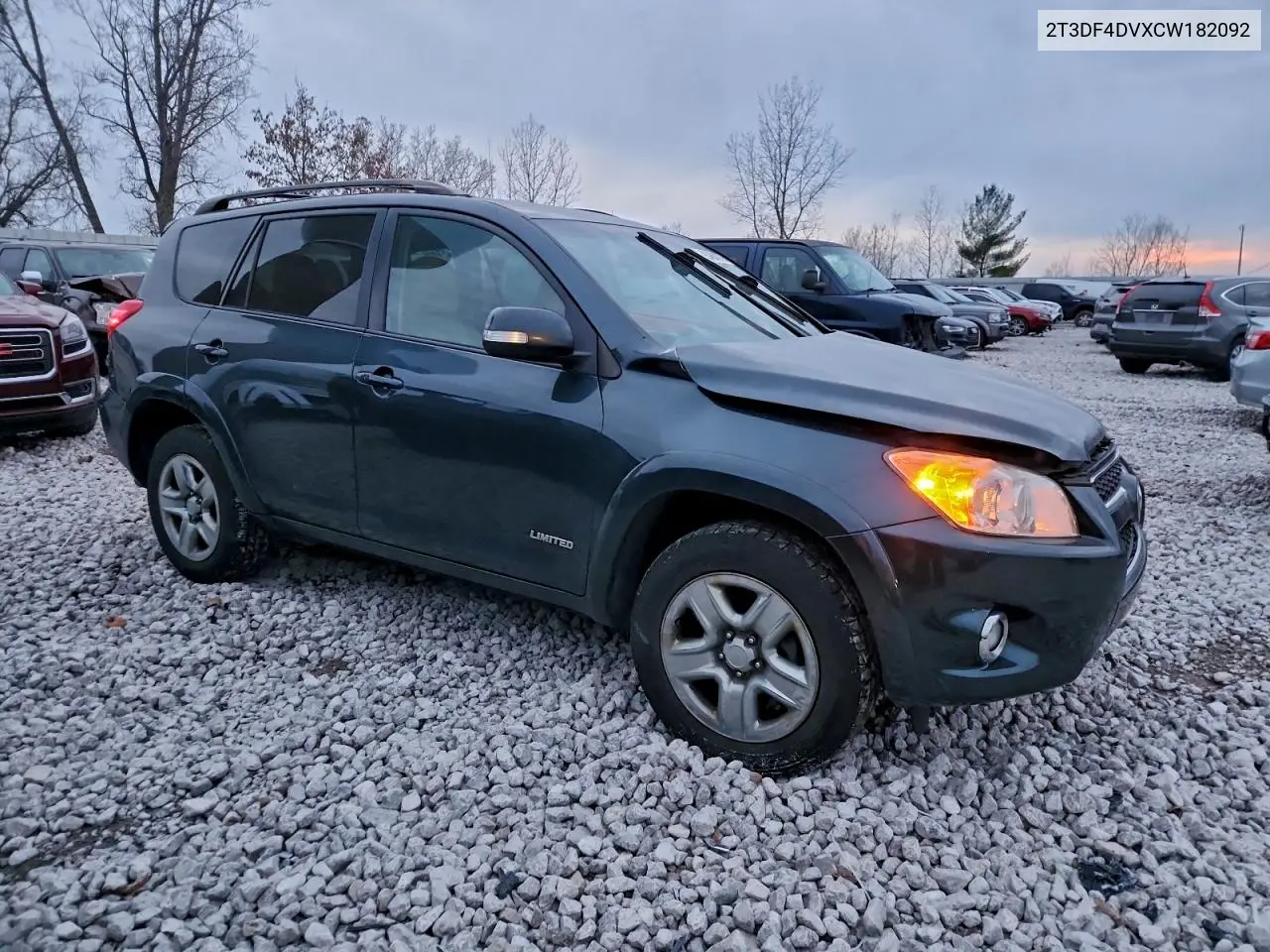 2T3DF4DVXCW182092 2012 Toyota Rav4 Limited