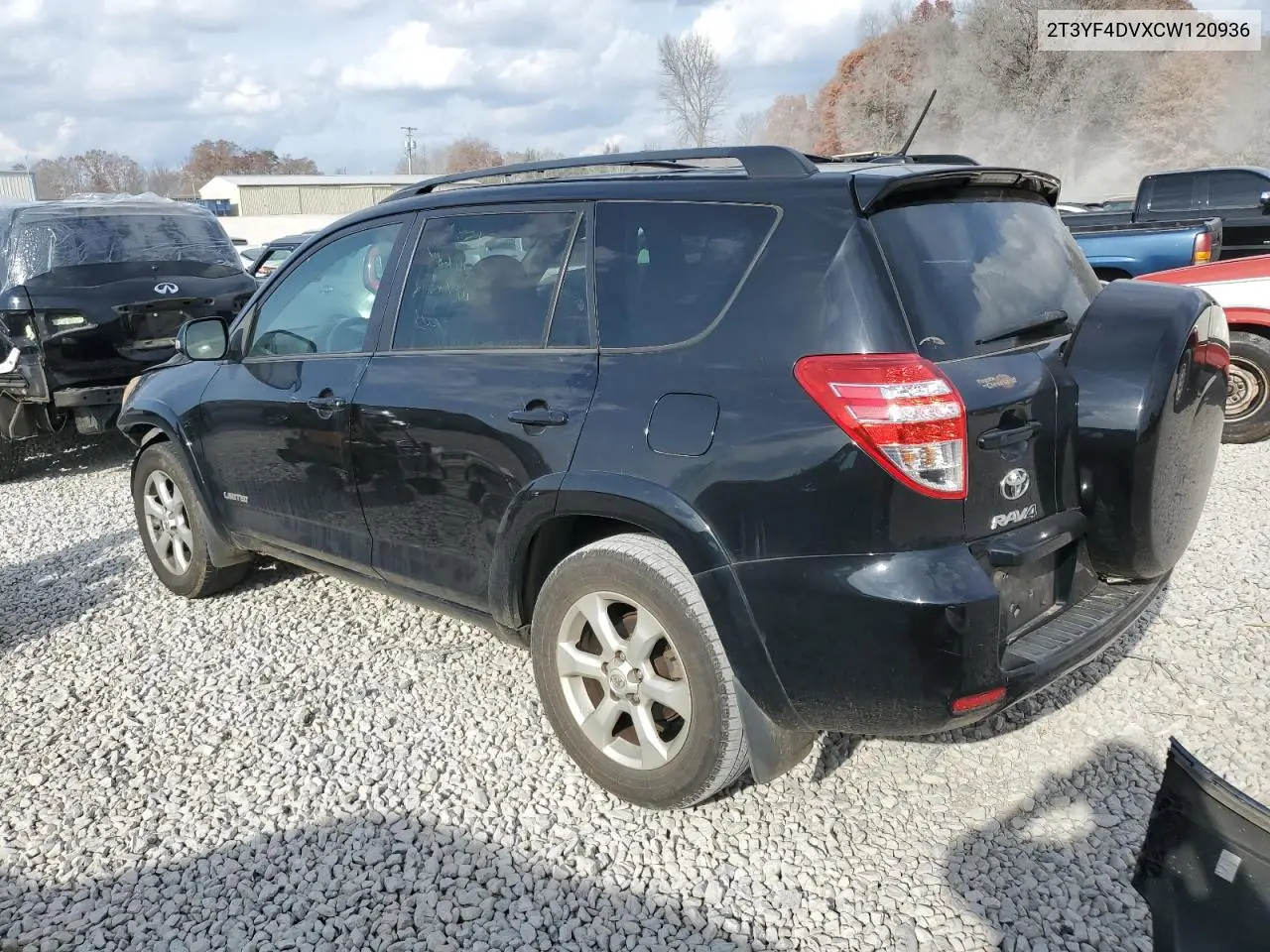2T3YF4DVXCW120936 2012 Toyota Rav4 Limited