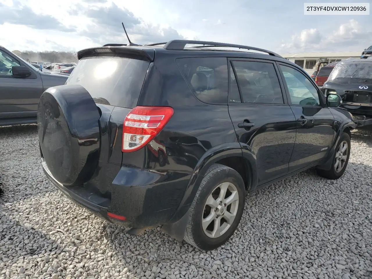 2T3YF4DVXCW120936 2012 Toyota Rav4 Limited