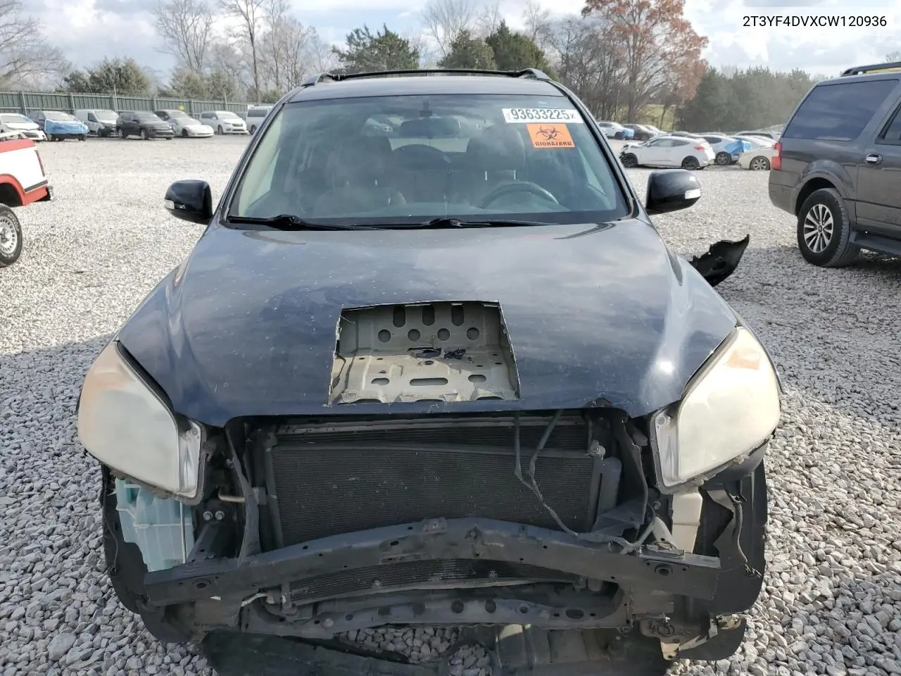 2T3YF4DVXCW120936 2012 Toyota Rav4 Limited