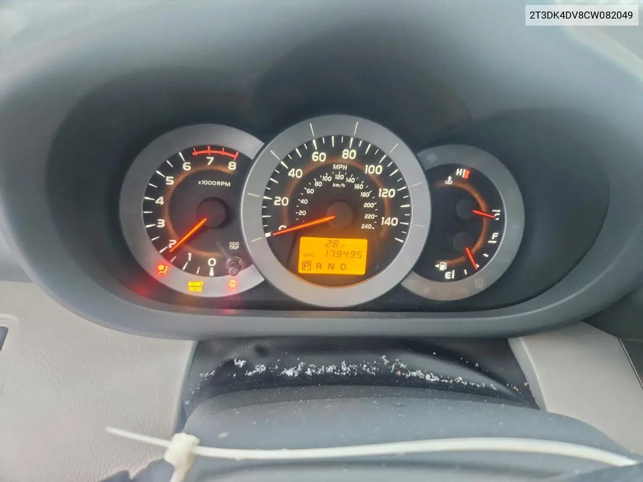 2T3DK4DV8CW082049 2012 Toyota Rav4 Limited