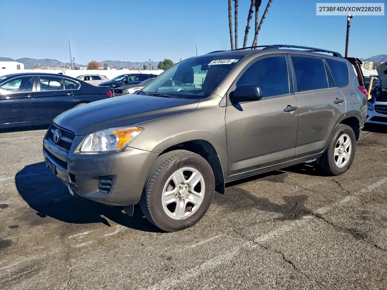 2T3BF4DVXCW228205 2012 Toyota Rav4