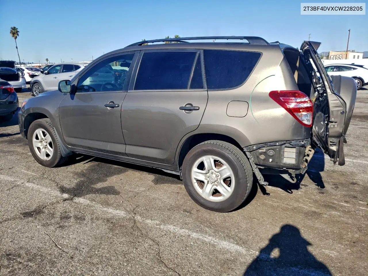 2T3BF4DVXCW228205 2012 Toyota Rav4