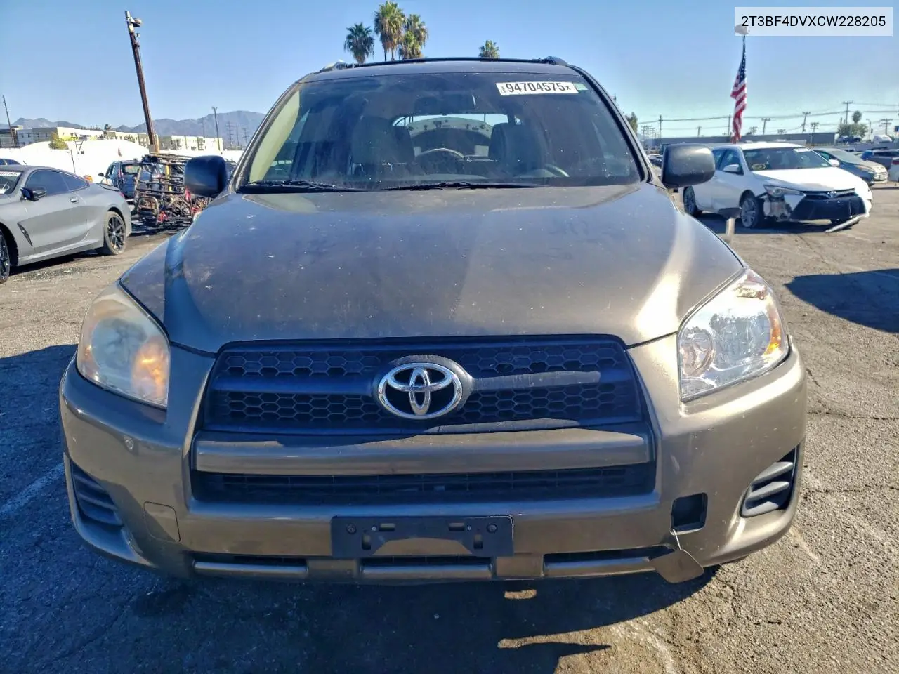 2T3BF4DVXCW228205 2012 Toyota Rav4