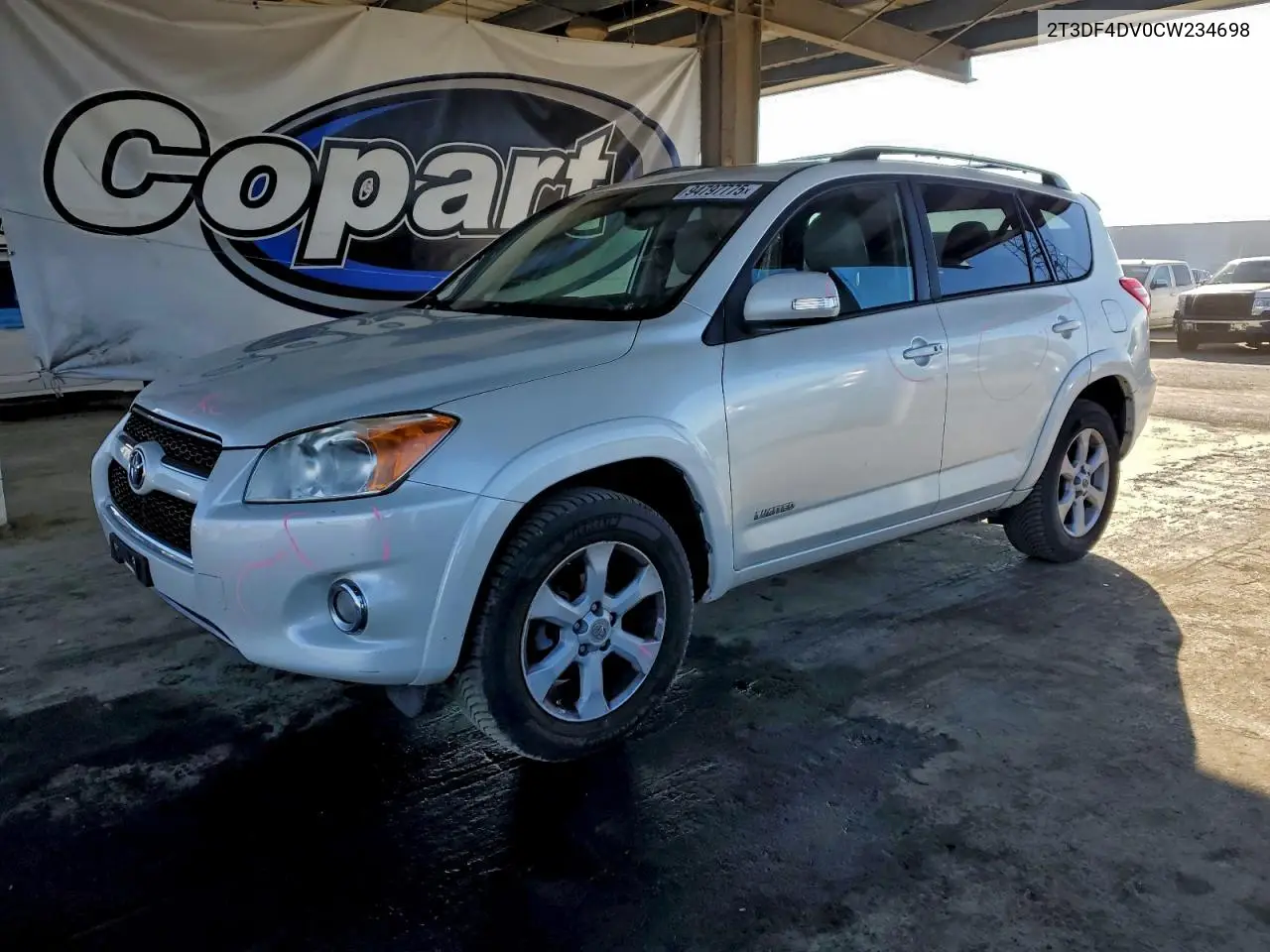 2T3DF4DV0CW234698 2012 Toyota Rav4 Limited