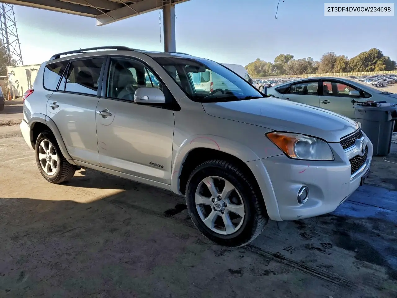 2T3DF4DV0CW234698 2012 Toyota Rav4 Limited