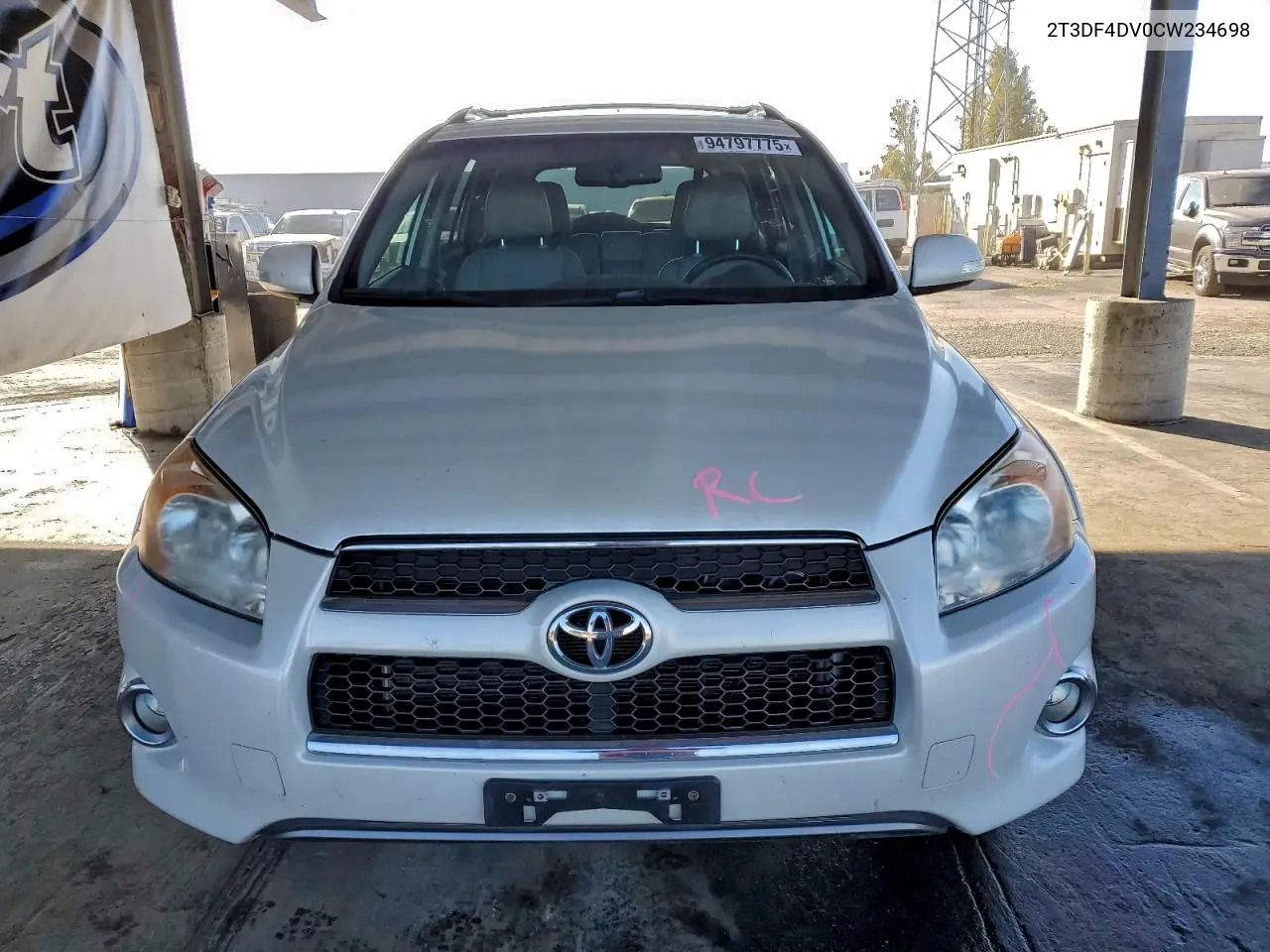 2T3DF4DV0CW234698 2012 Toyota Rav4 Limited