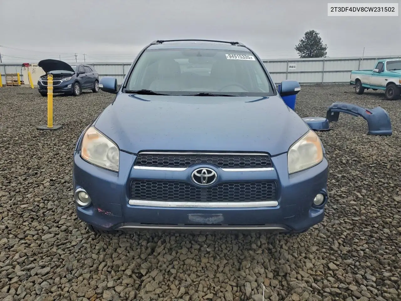 2T3DF4DV8CW231502 2012 Toyota Rav4 Limited