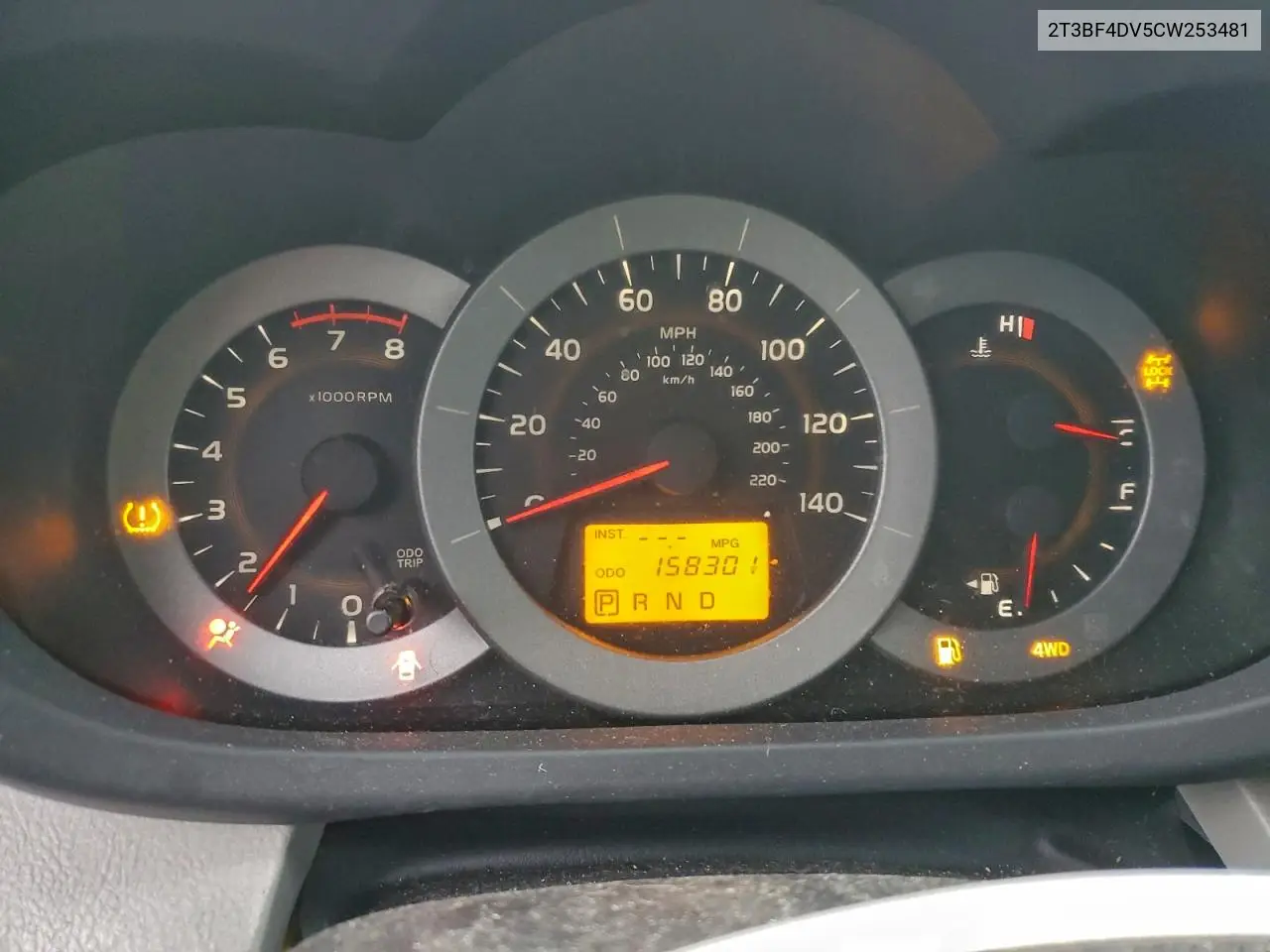 2T3BF4DV5CW253481 2012 Toyota Rav4