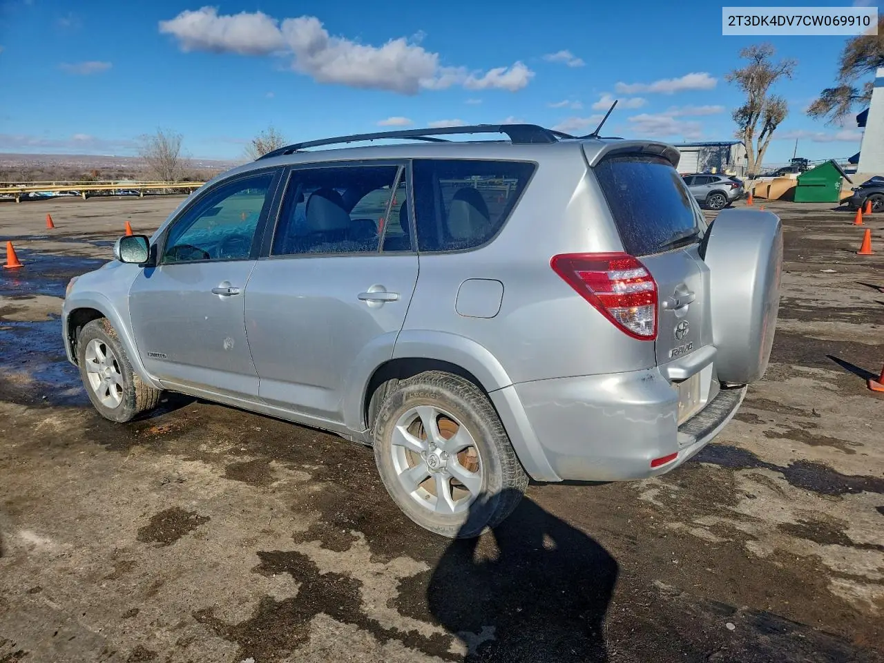 2T3DK4DV7CW069910 2012 Toyota Rav4 Limited