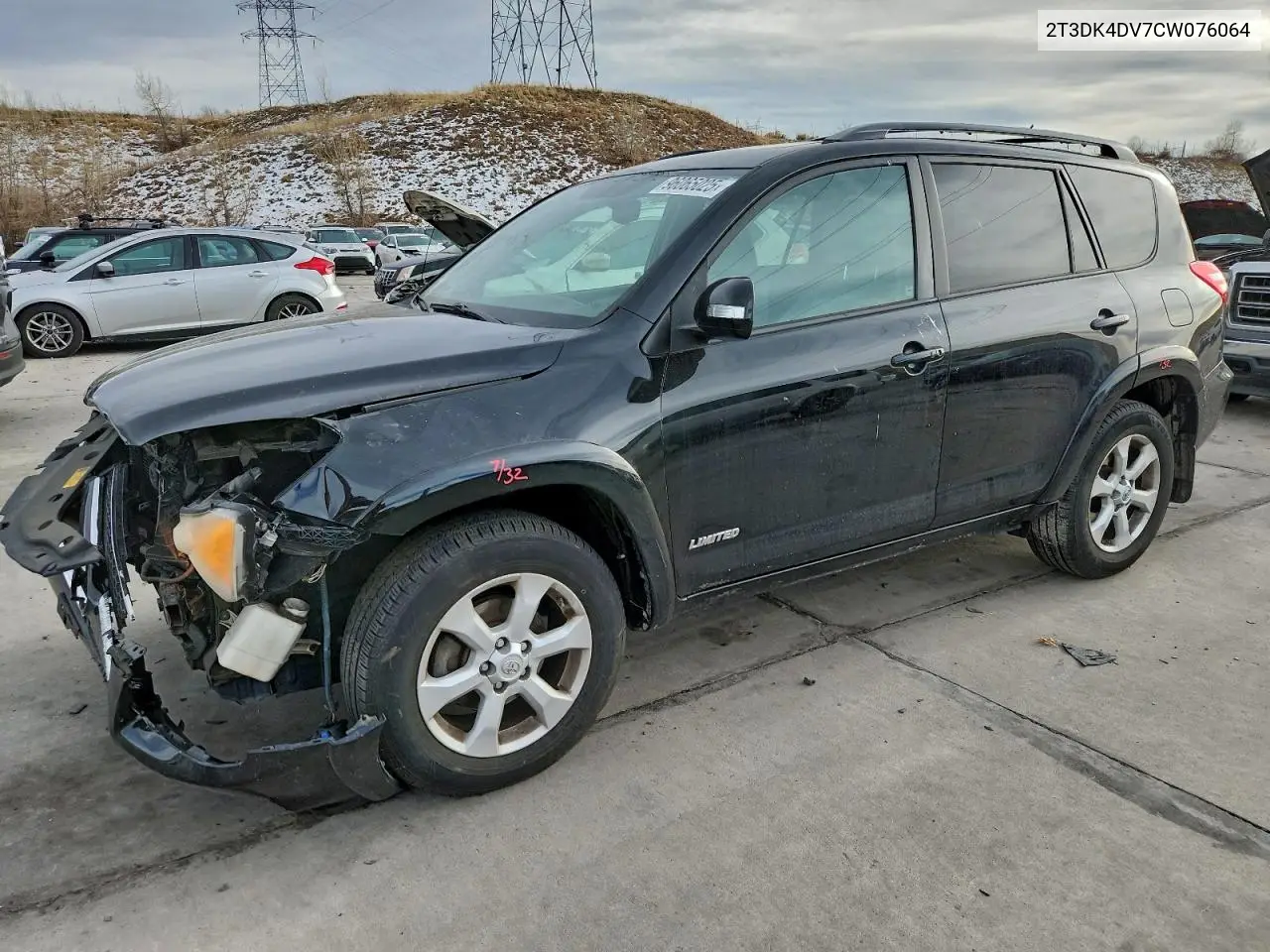 2T3DK4DV7CW076064 2012 Toyota Rav4 Limited