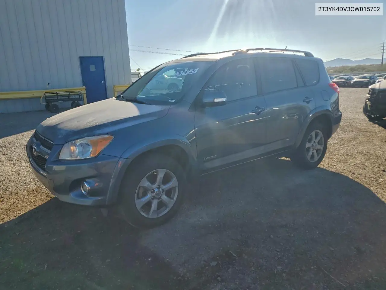 2T3YK4DV3CW015702 2012 Toyota Rav4 Limited