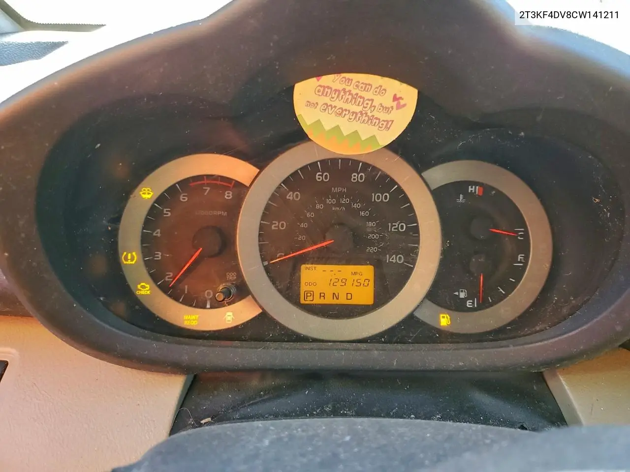 2T3KF4DV8CW141211 2012 Toyota Rav4