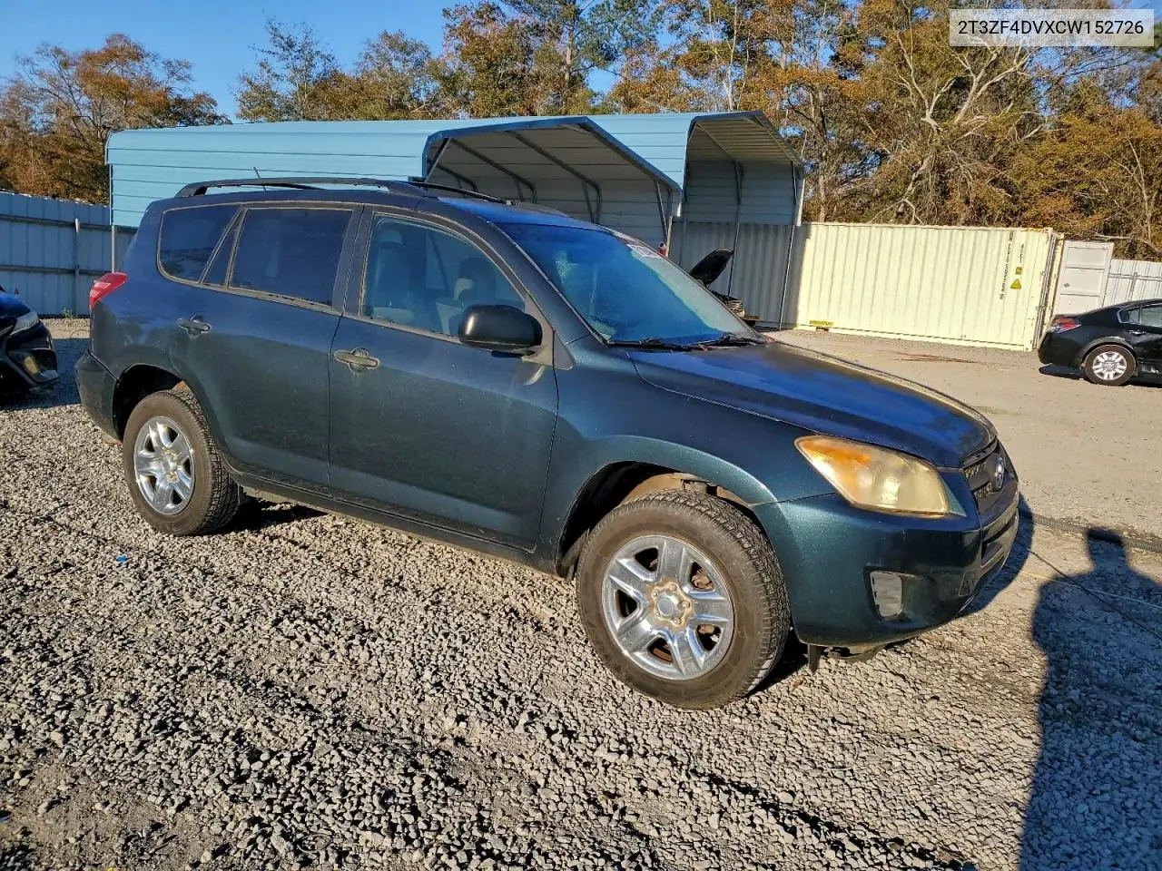 2T3ZF4DVXCW152726 2012 Toyota Rav4
