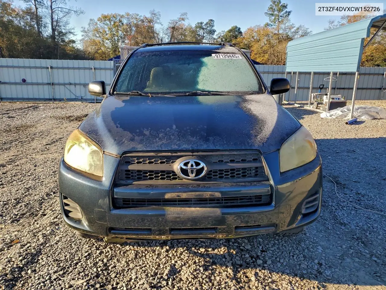 2T3ZF4DVXCW152726 2012 Toyota Rav4