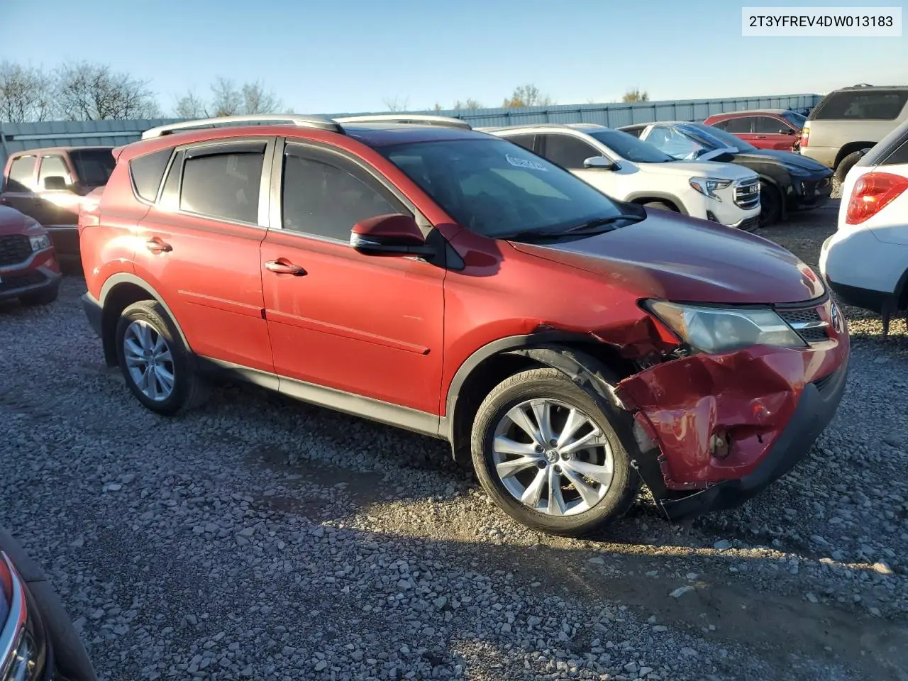 2T3YFREV4DW013183 2013 Toyota Rav4 Limited