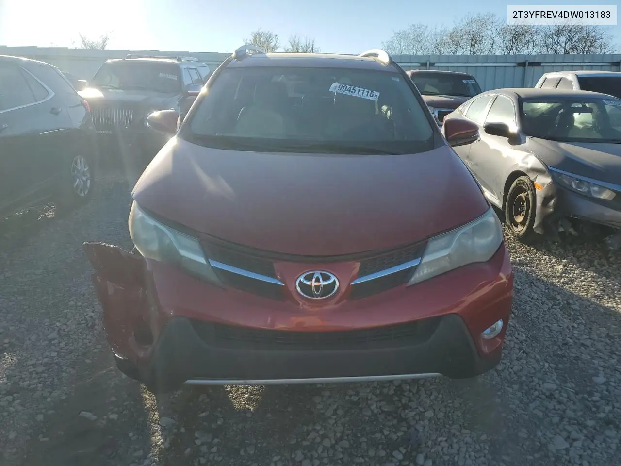 2T3YFREV4DW013183 2013 Toyota Rav4 Limited