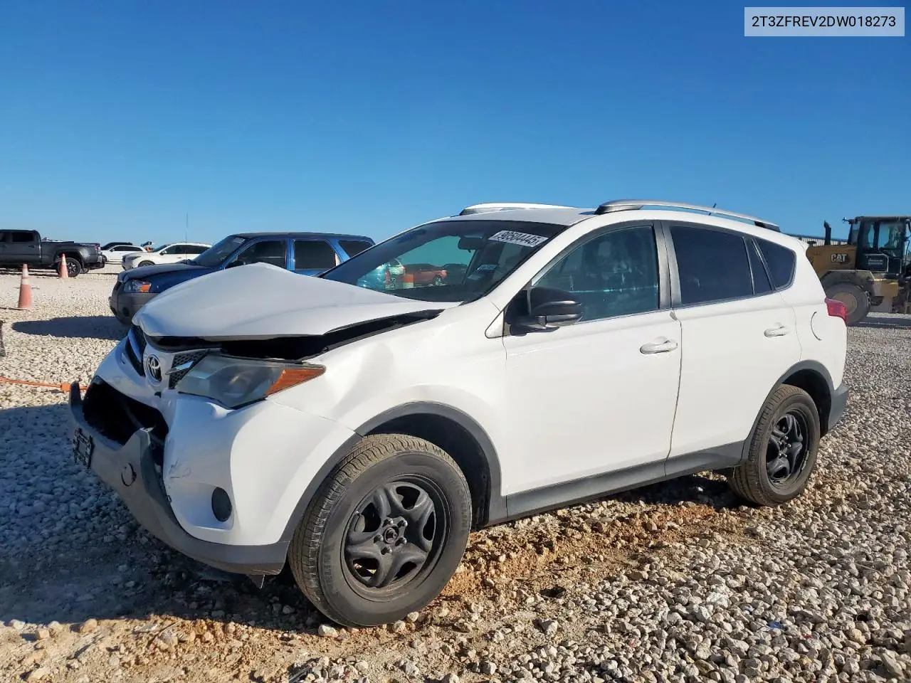 2T3ZFREV2DW018273 2013 Toyota Rav4 Le