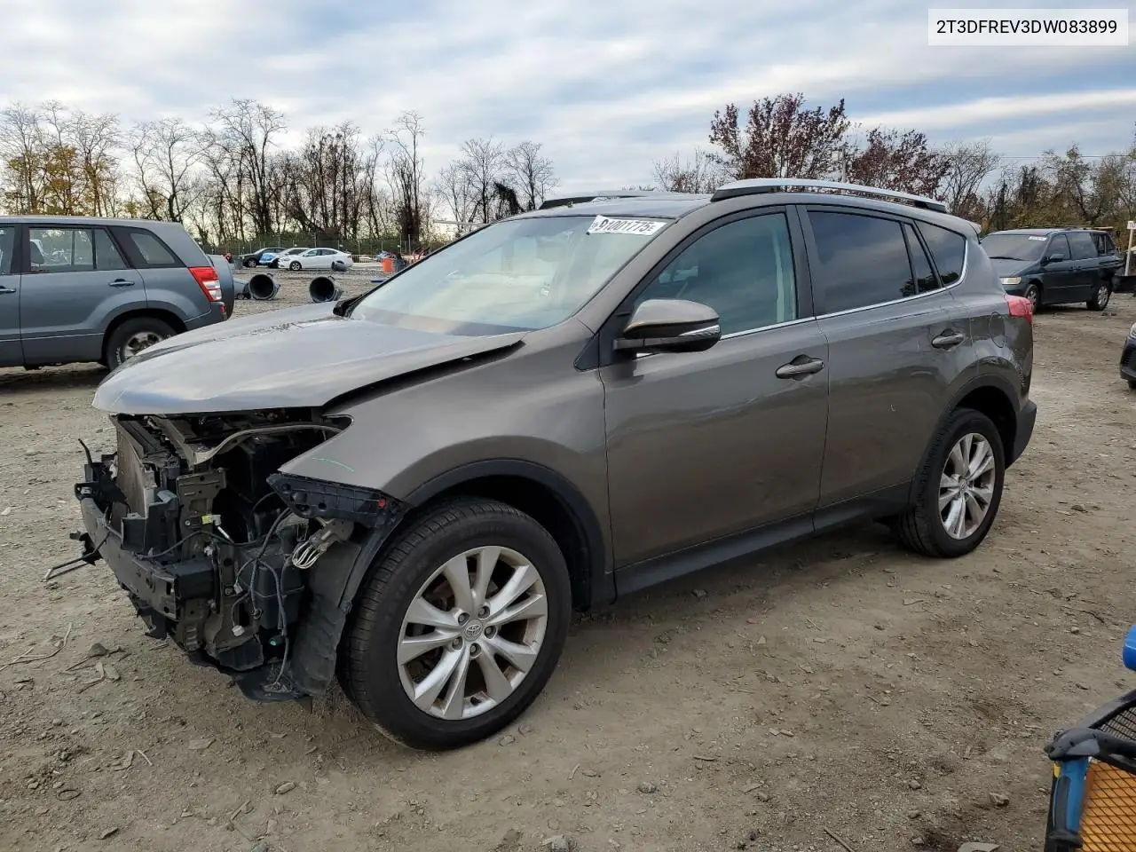 2T3DFREV3DW083899 2013 Toyota Rav4 Limited