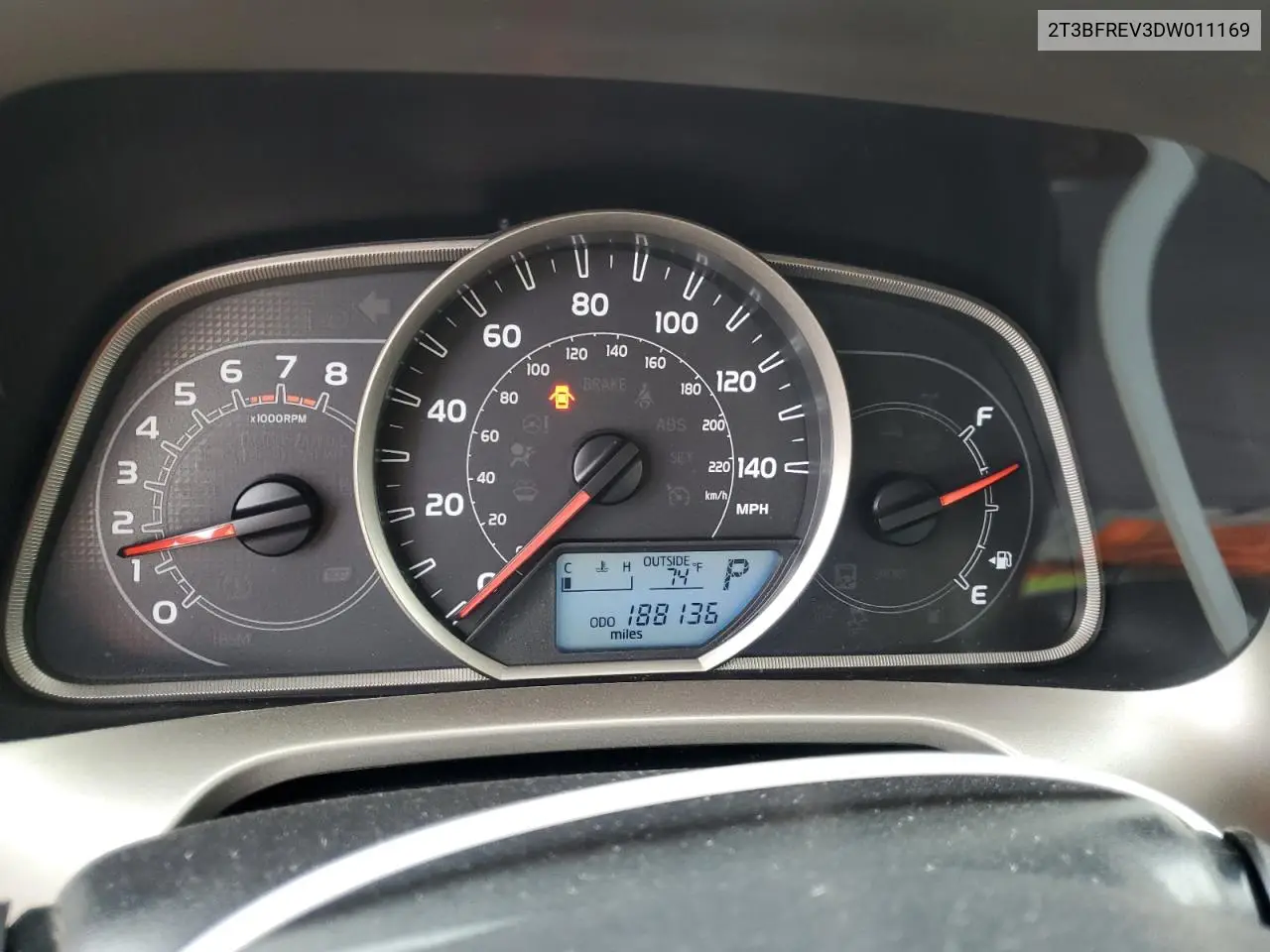 2T3BFREV3DW011169 2013 Toyota Rav4 Le