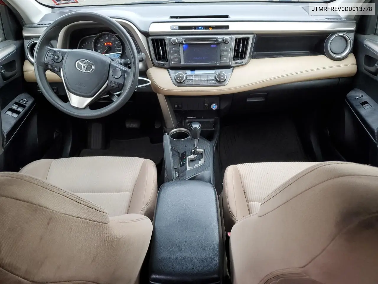 JTMRFREV0DD013778 2013 Toyota Rav4 Xle