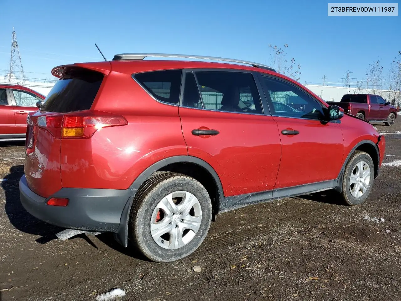 2T3BFREV0DW111987 2013 Toyota Rav4 Le