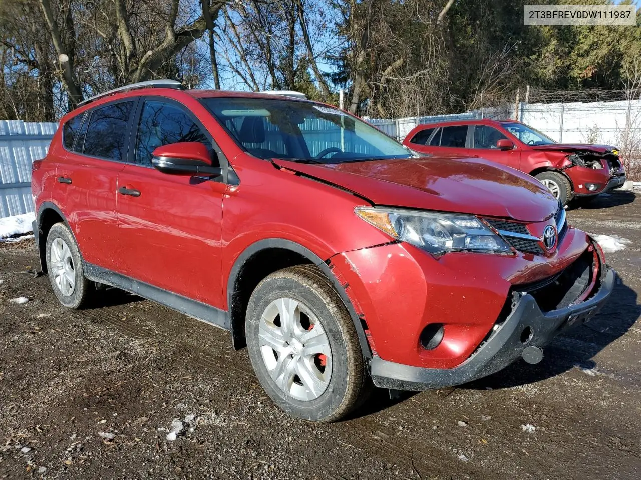 2T3BFREV0DW111987 2013 Toyota Rav4 Le