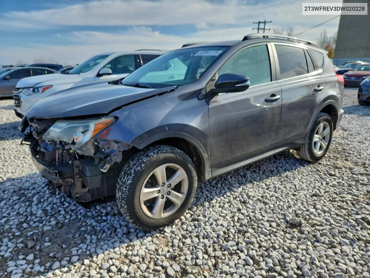 2T3WFREV3DW020228 2013 Toyota Rav4 Xle
