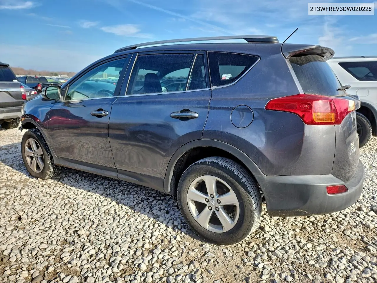 2T3WFREV3DW020228 2013 Toyota Rav4 Xle